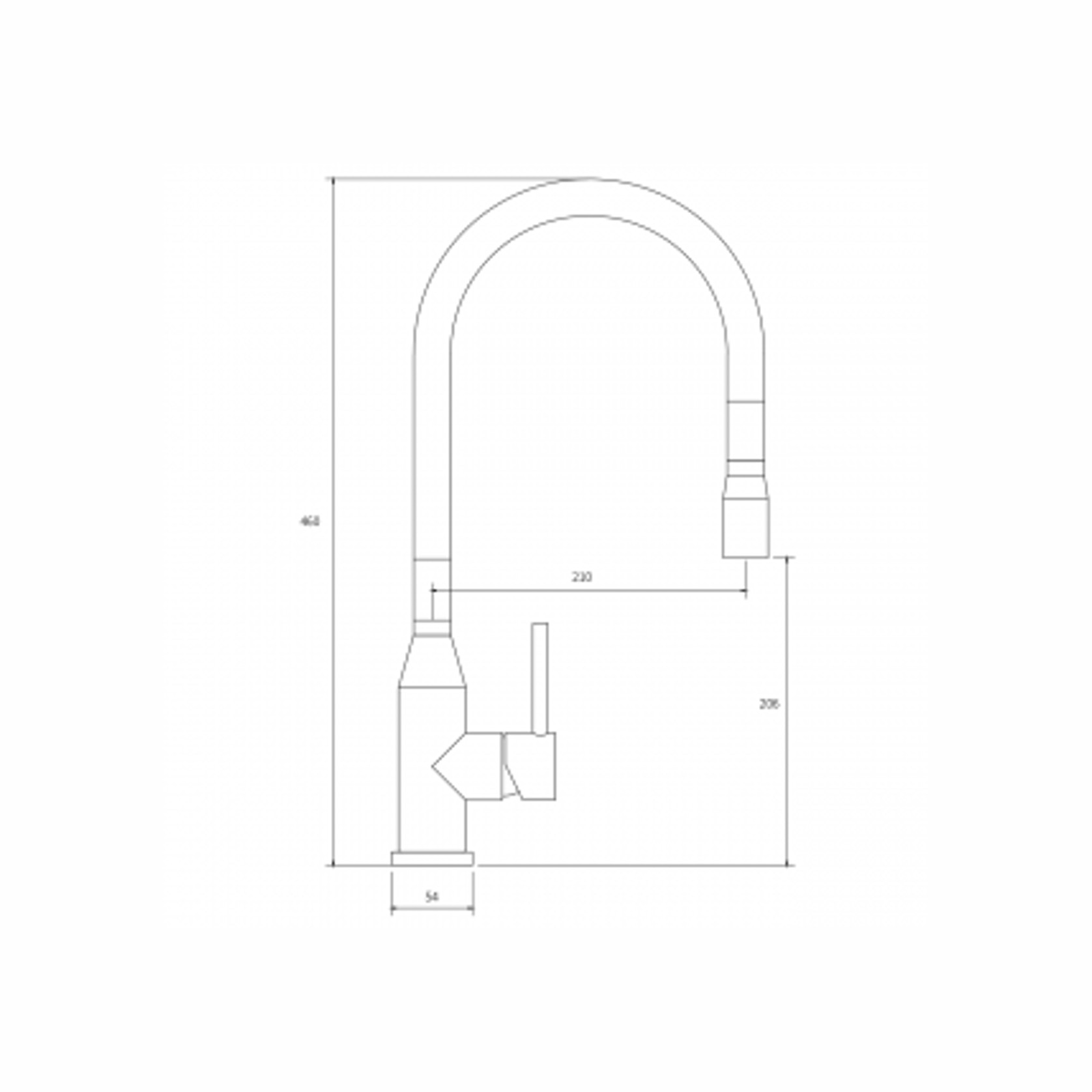 Stainless Minimal Pulldown Sink Mixer gallery detail image