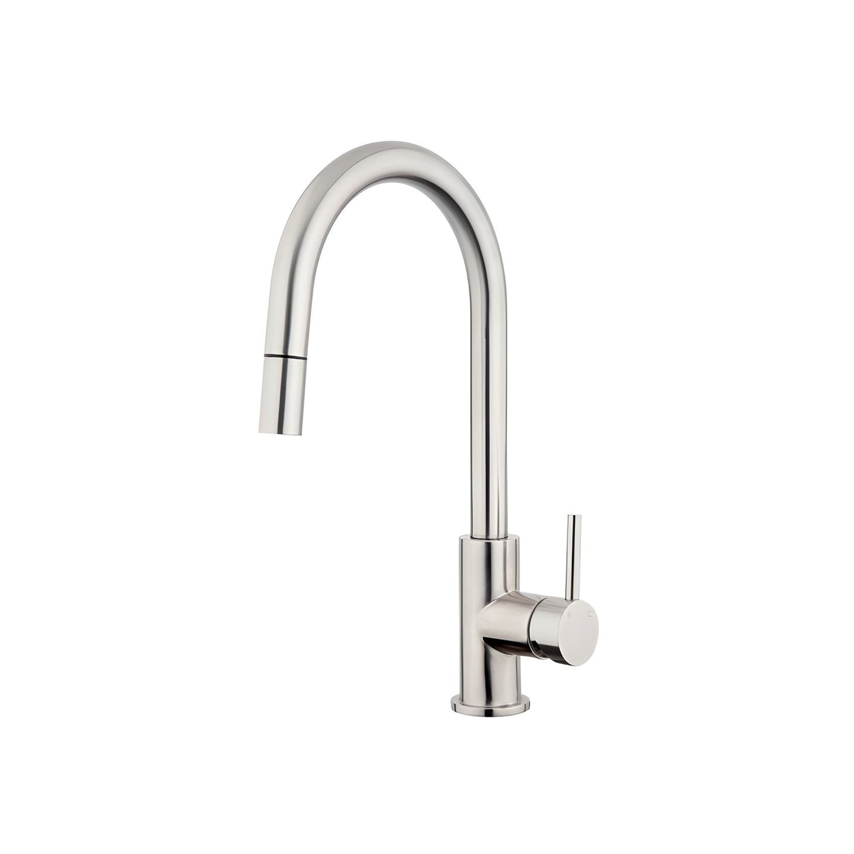 Stainless Gooseneck Minimal Pull Out Sink Mixer gallery detail image