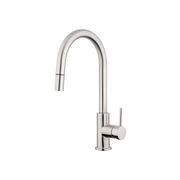 Stainless Gooseneck Minimal Pull Out Sink Mixer gallery detail image