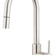 Voda Gooseneck Pull Out Sink Mixer with Cold Start gallery detail image