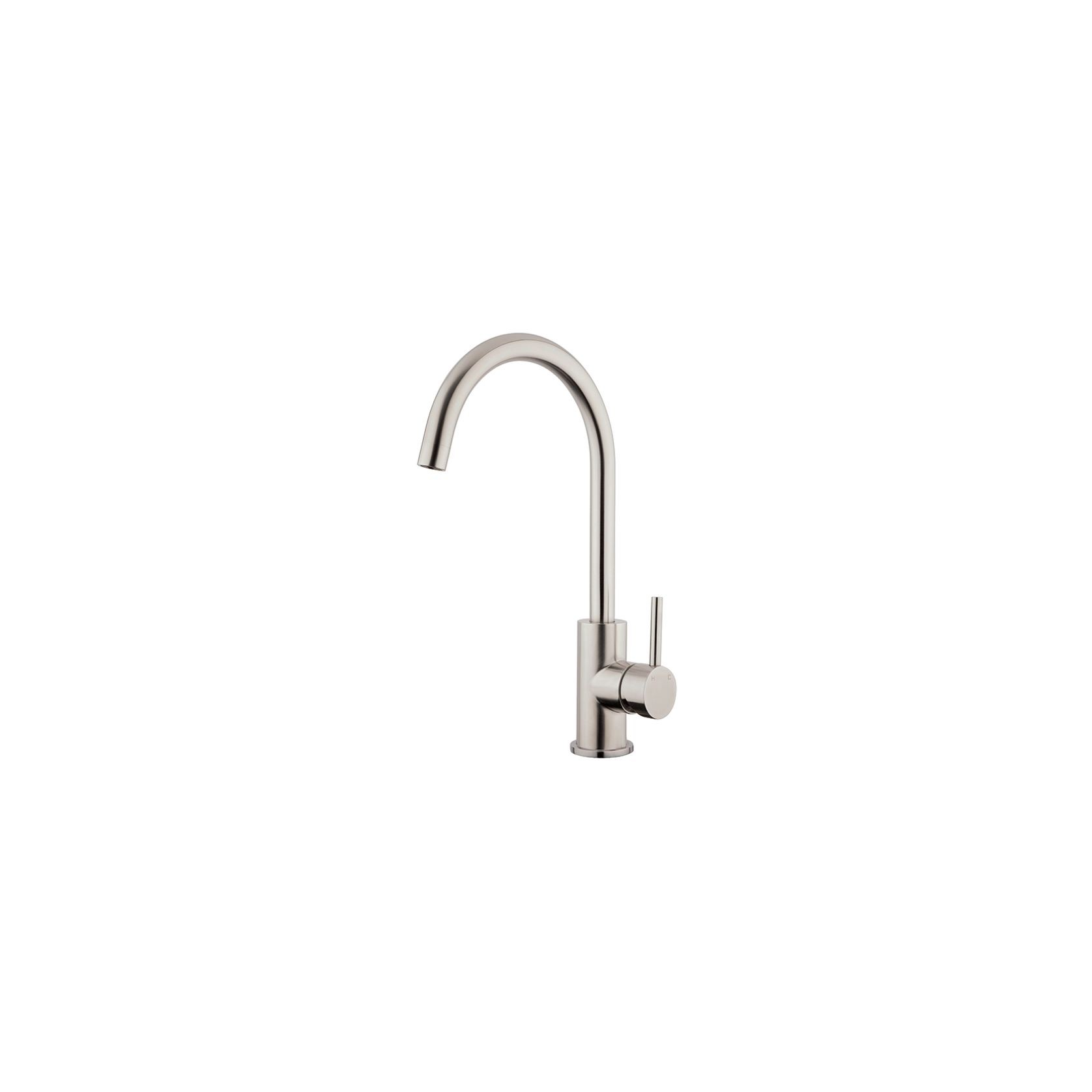 Stainless Minimal Gooseneck Sink Mixer gallery detail image