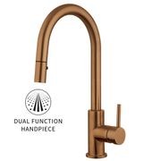 Voda Gooseneck Pull Out Sink Mixer with Cold Start gallery detail image