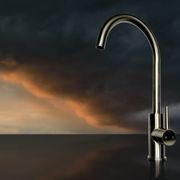 Storm Gooseneck Sink Mixer - Cold Start gallery detail image