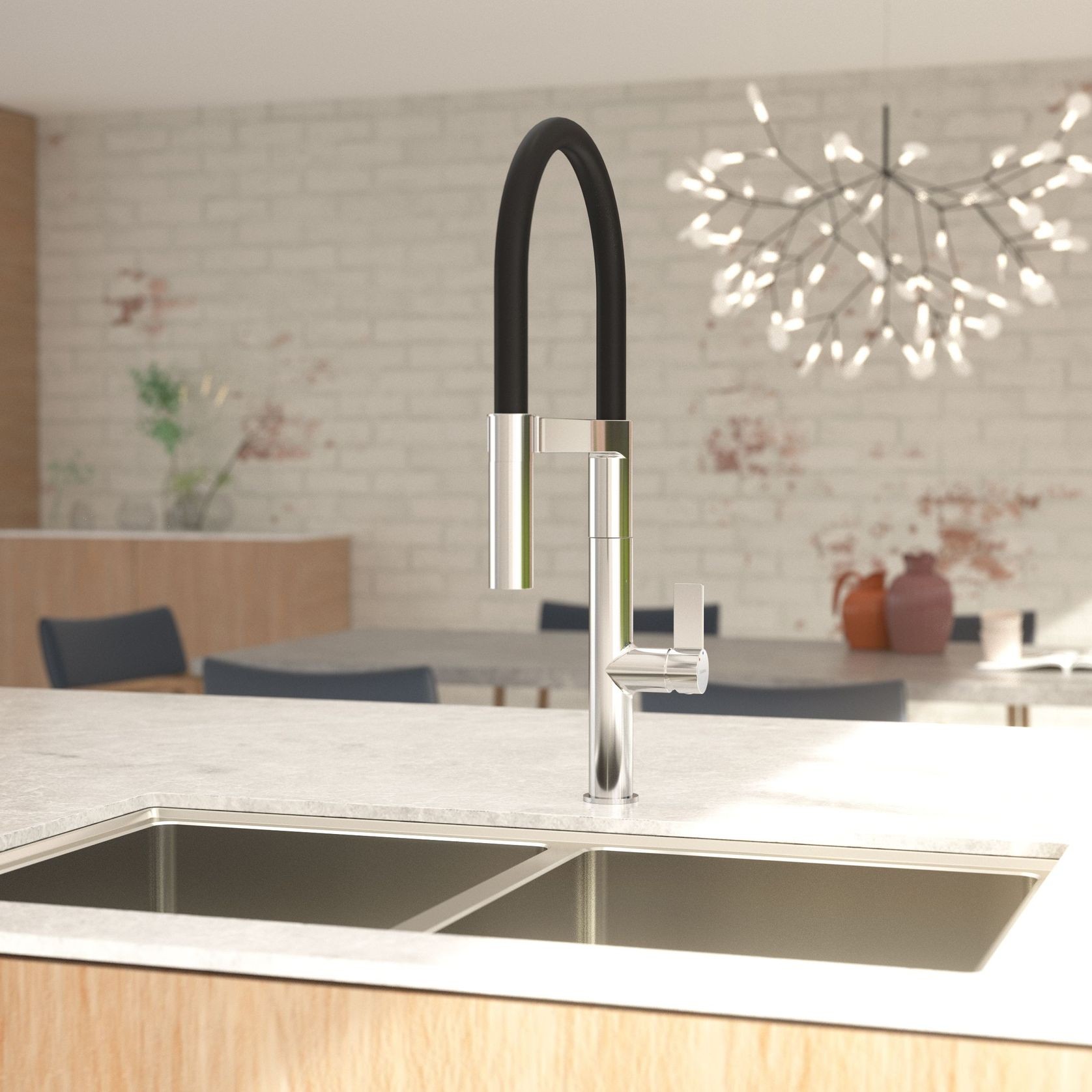 inVogue Pull Down Sink Mixer Dual Spray gallery detail image