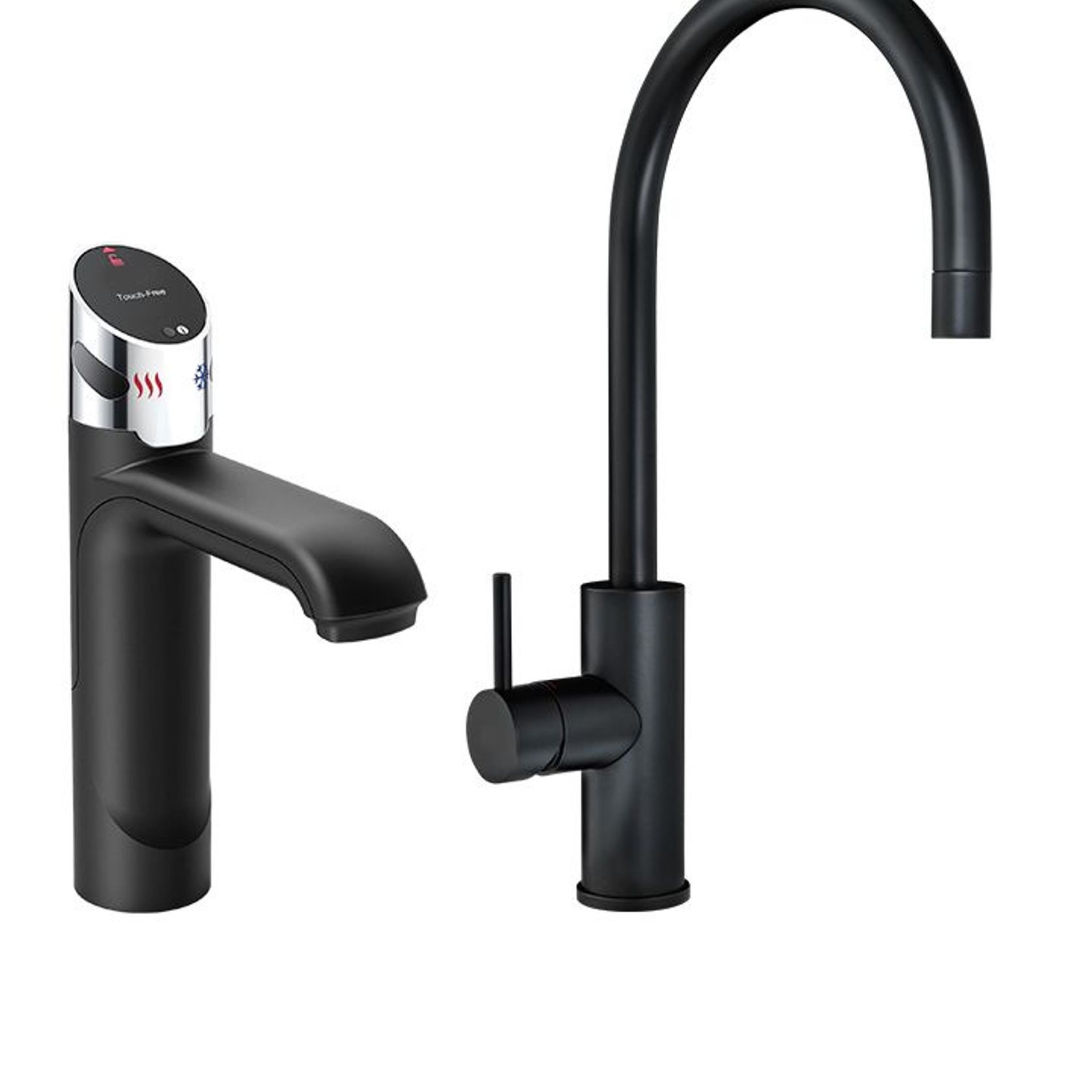 HydroTap G5 BCHA40 4-in-1 Touch-Free Wave with Arc Mixer Matte Black gallery detail image
