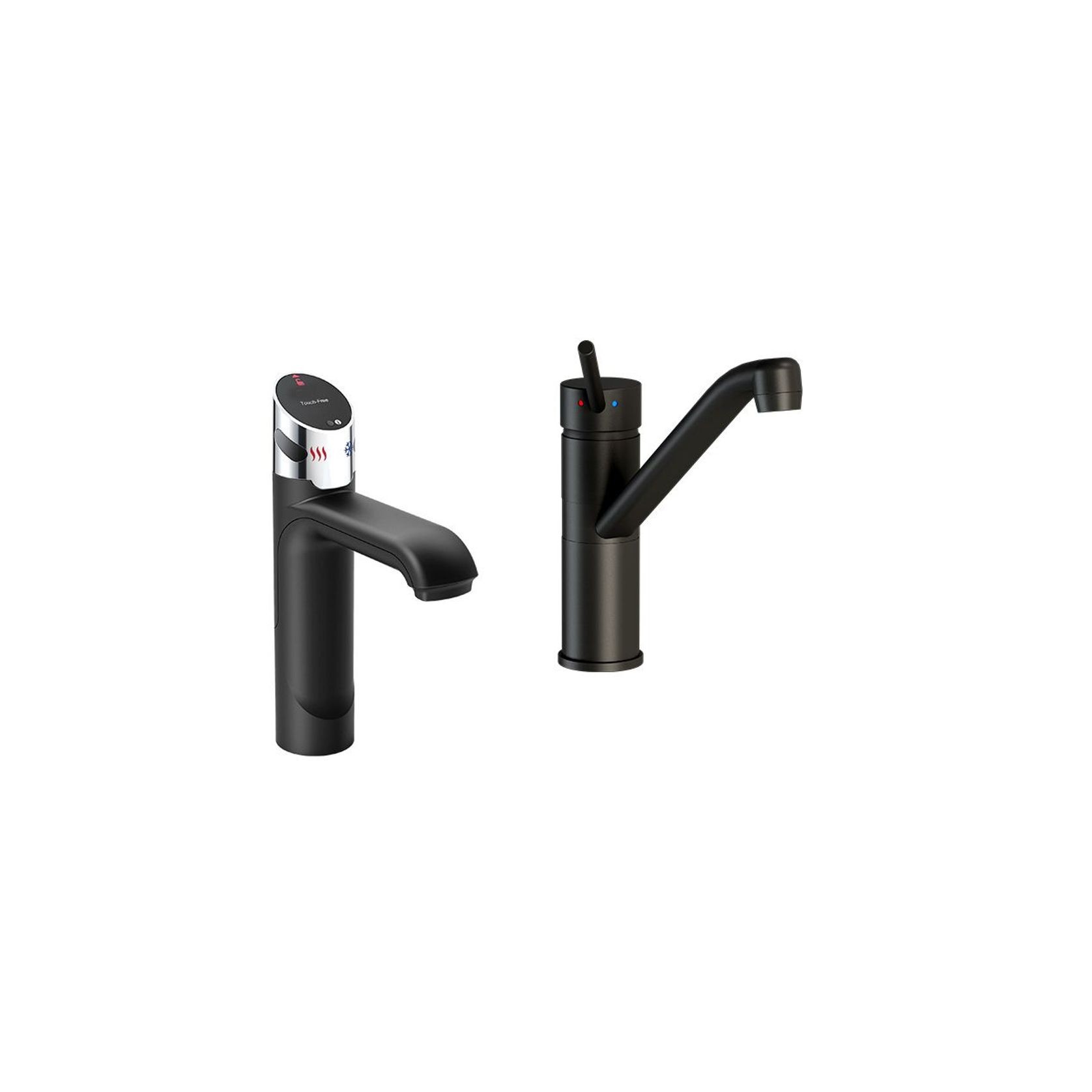 HydroTap G5 BCHA100 4-in-1 Touch-Free Wave with Classic Mixer Matte Black gallery detail image