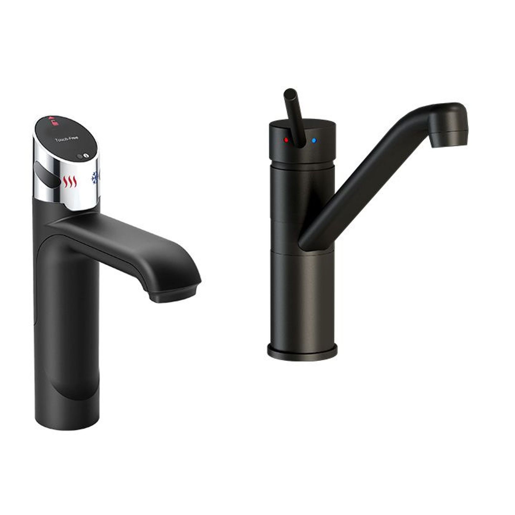 HydroTap G5 BCHA40 4-in-1 Touch-Free Wave with Classic Mixer Matte Black gallery detail image