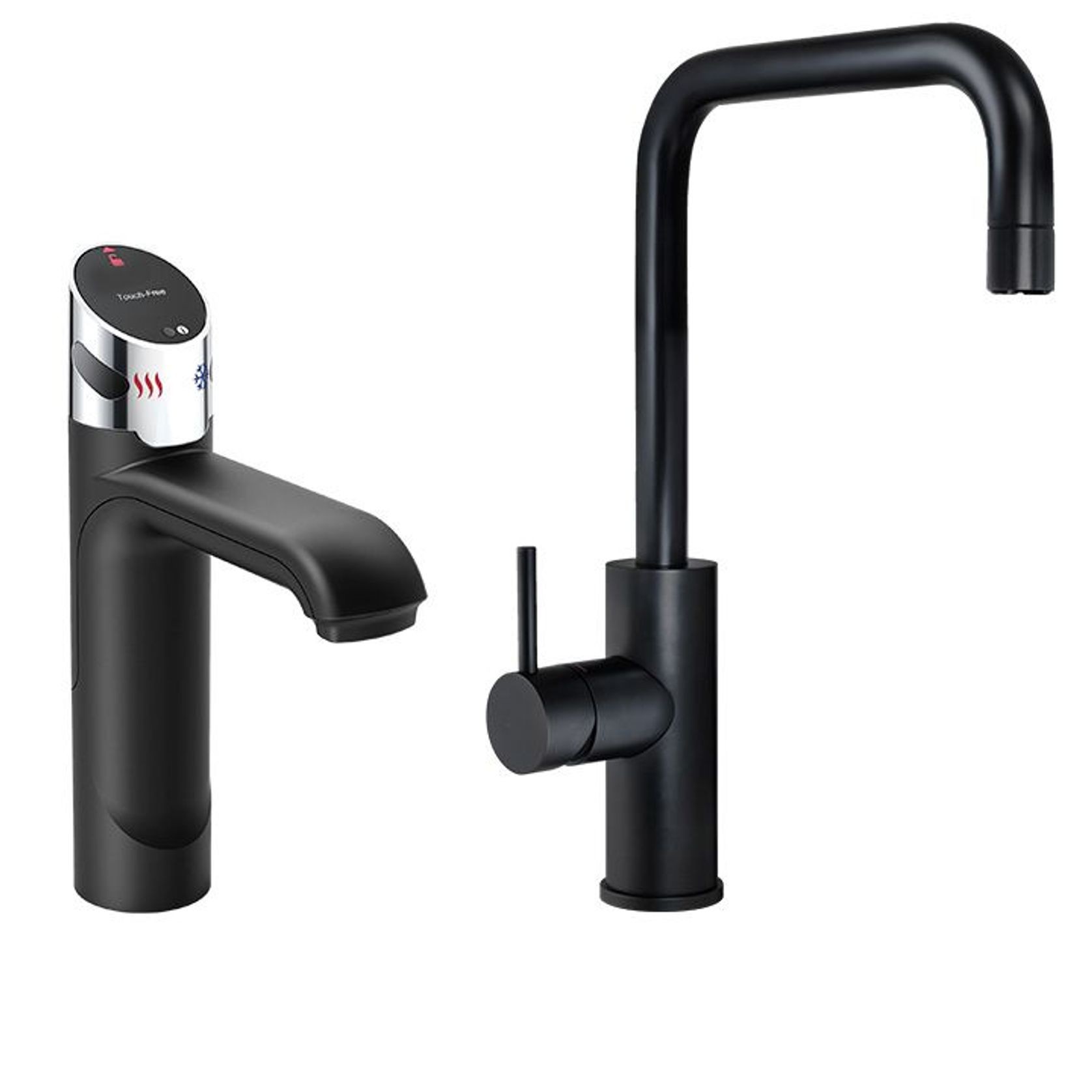 HydroTap G5 BCHA100 4-in-1 Touch-Free Wave with Cube Mixer Matte Black gallery detail image