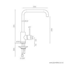 Buddy Kitchen Mixer Square Spout gallery detail image