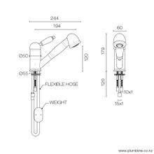 Consort Kitchen Mixer With Pull Out Spray gallery detail image