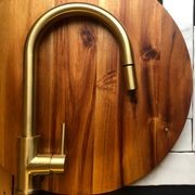 Voda Gooseneck Pull Out Sink Mixer with Cold Start gallery detail image