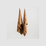 100% French Linen Tea Towel - Set 2-Ginger gallery detail image