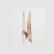 100% French Linen Tea Towel - Set 2-Natural Oat gallery detail image