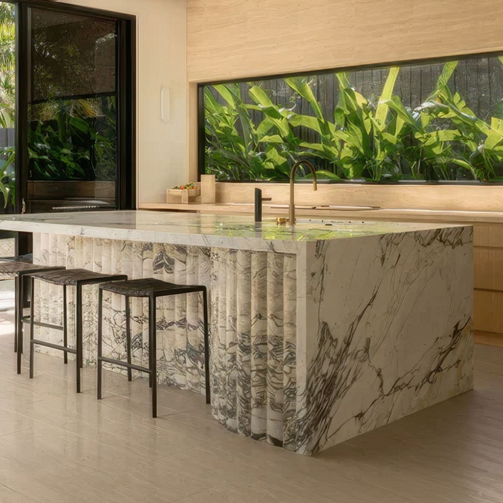 Chalk Travertine Hybrid Tile gallery detail image