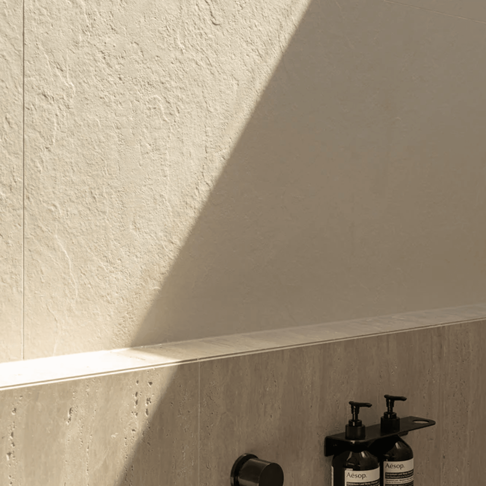 Chalk Travertine Hybrid Tile gallery detail image
