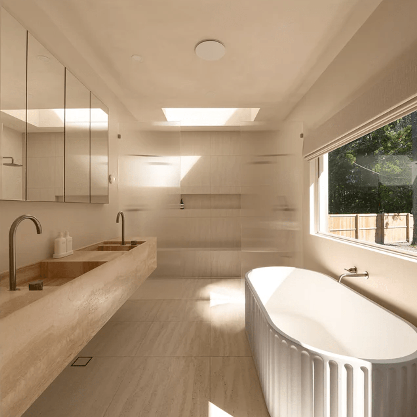 Sand Travertine Hybrid Tile gallery detail image