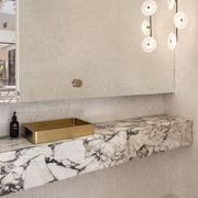 Superwhite Travertine Japanese Finger Mosaic gallery detail image
