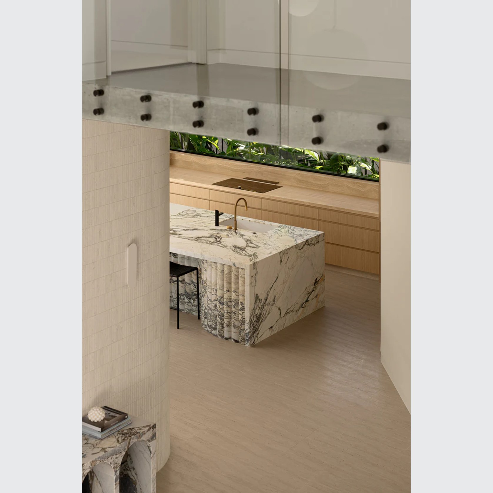 Chalk Travertine Hybrid Tile gallery detail image
