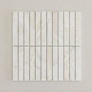 Superwhite Travertine Kit Kat Mosaic gallery detail image