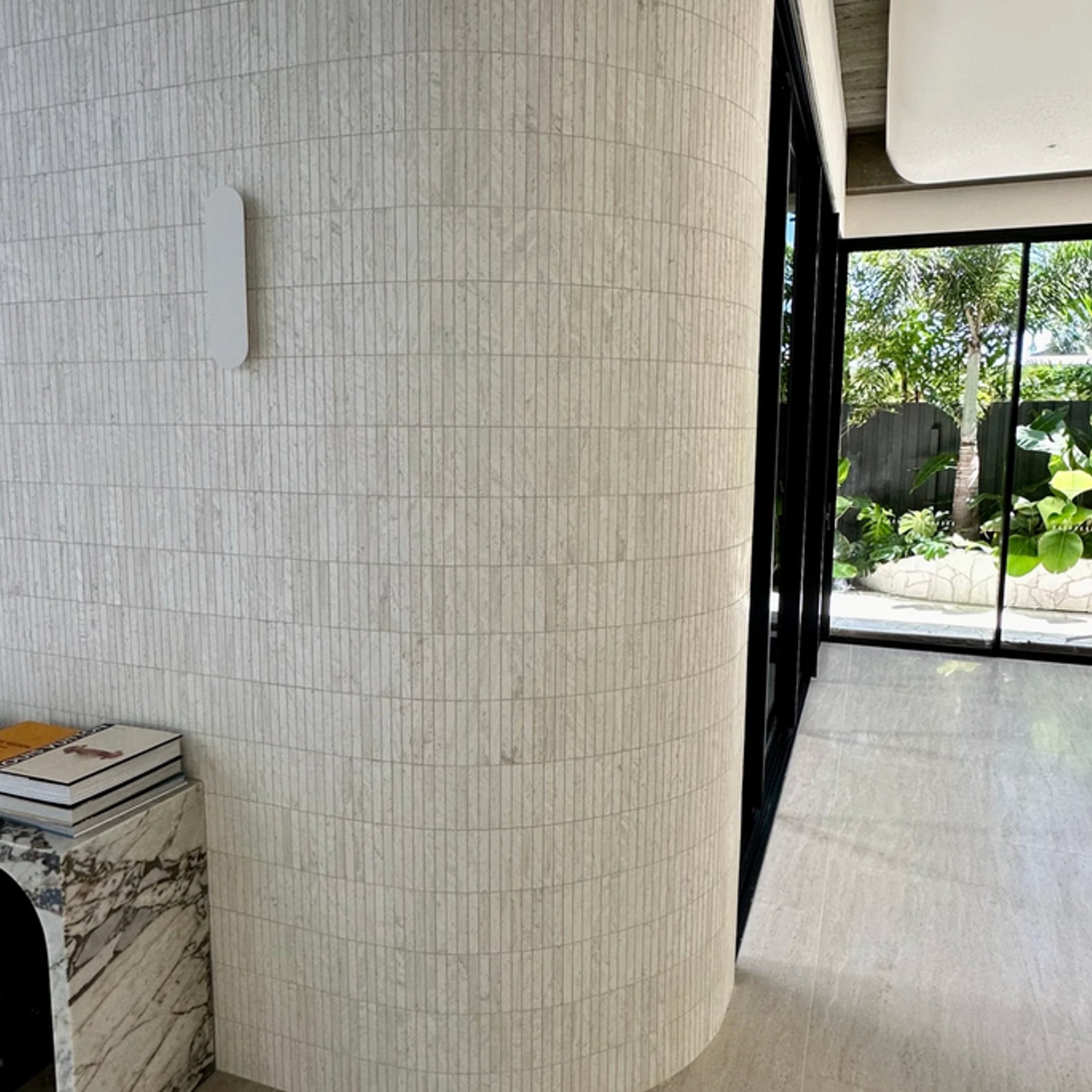 Superwhite Travertine Kit Kat Mosaic gallery detail image