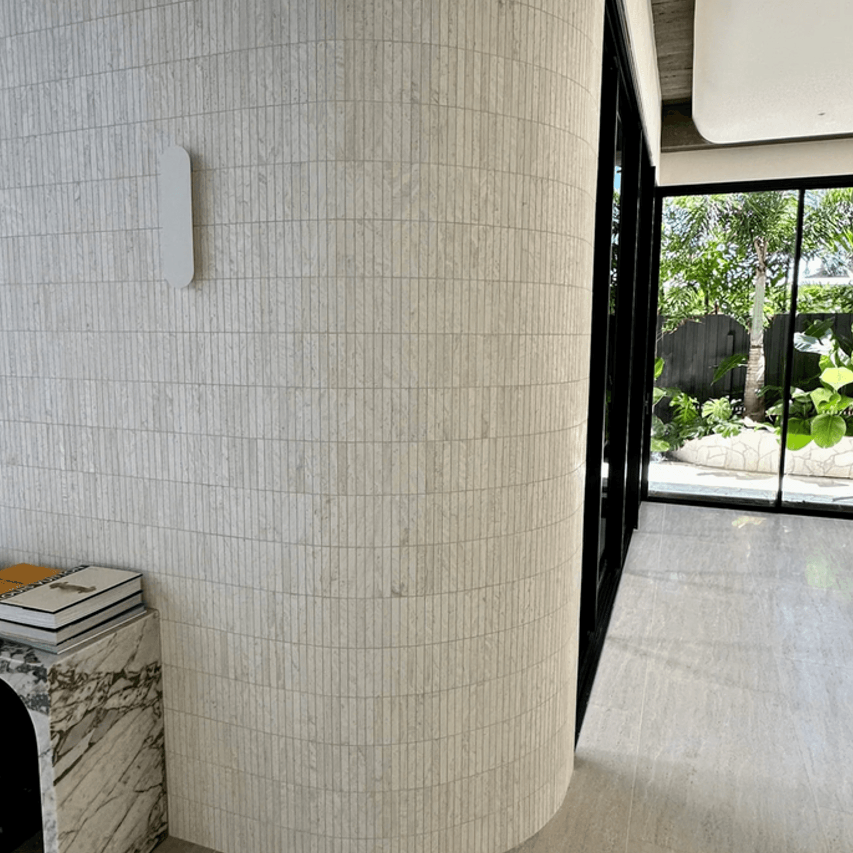 Superwhite Travertine Kit Kat Mosaic gallery detail image