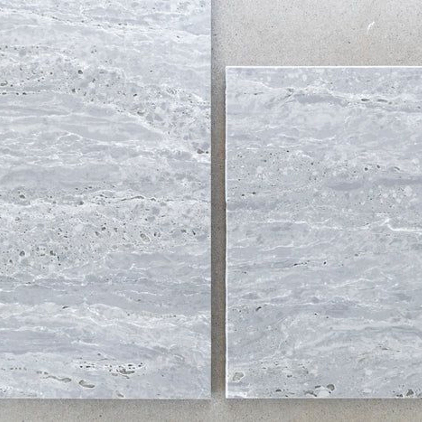 Silver Travertine Hybrid Tile gallery detail image