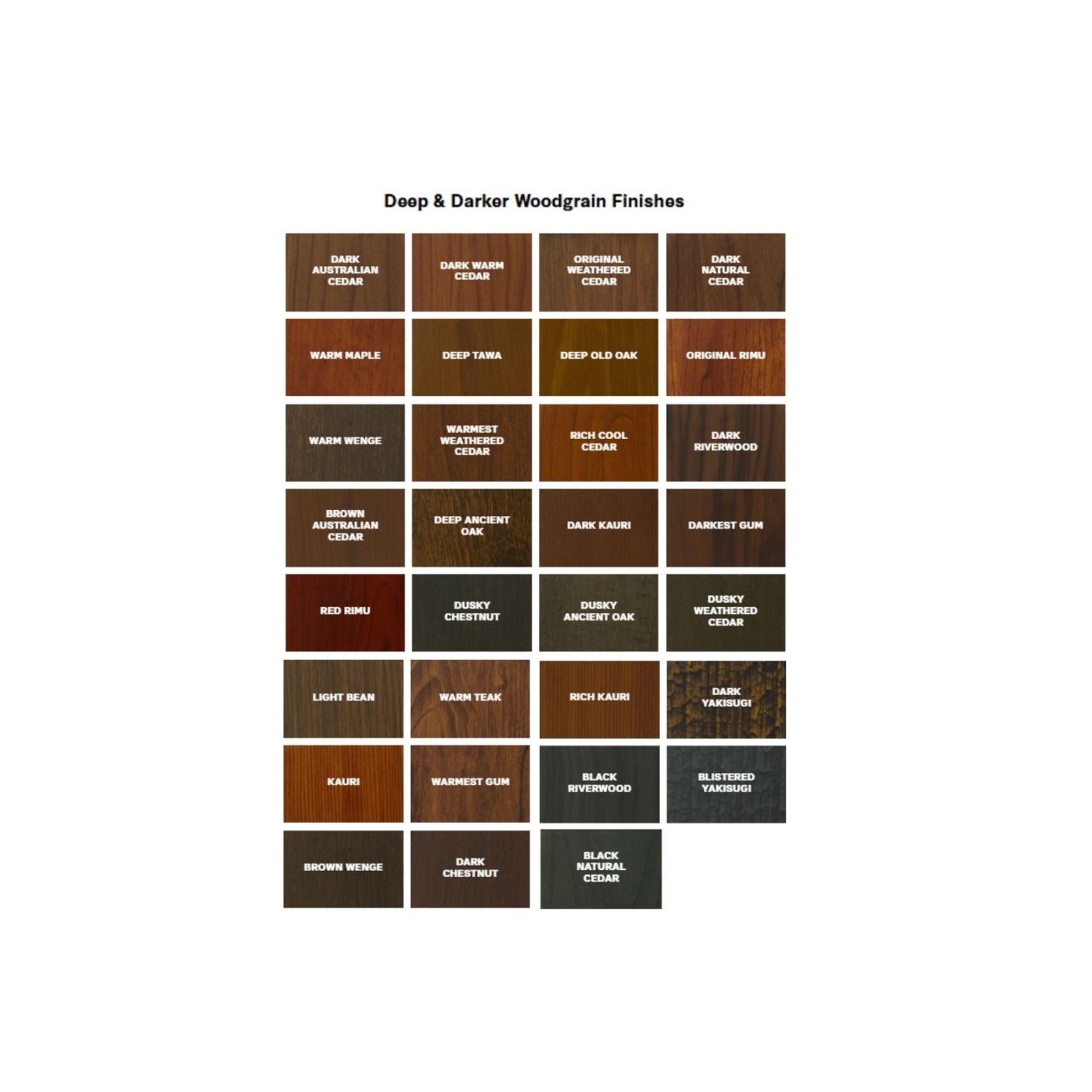 Deep & Darker-Toned Woodgrain Finishes gallery detail image