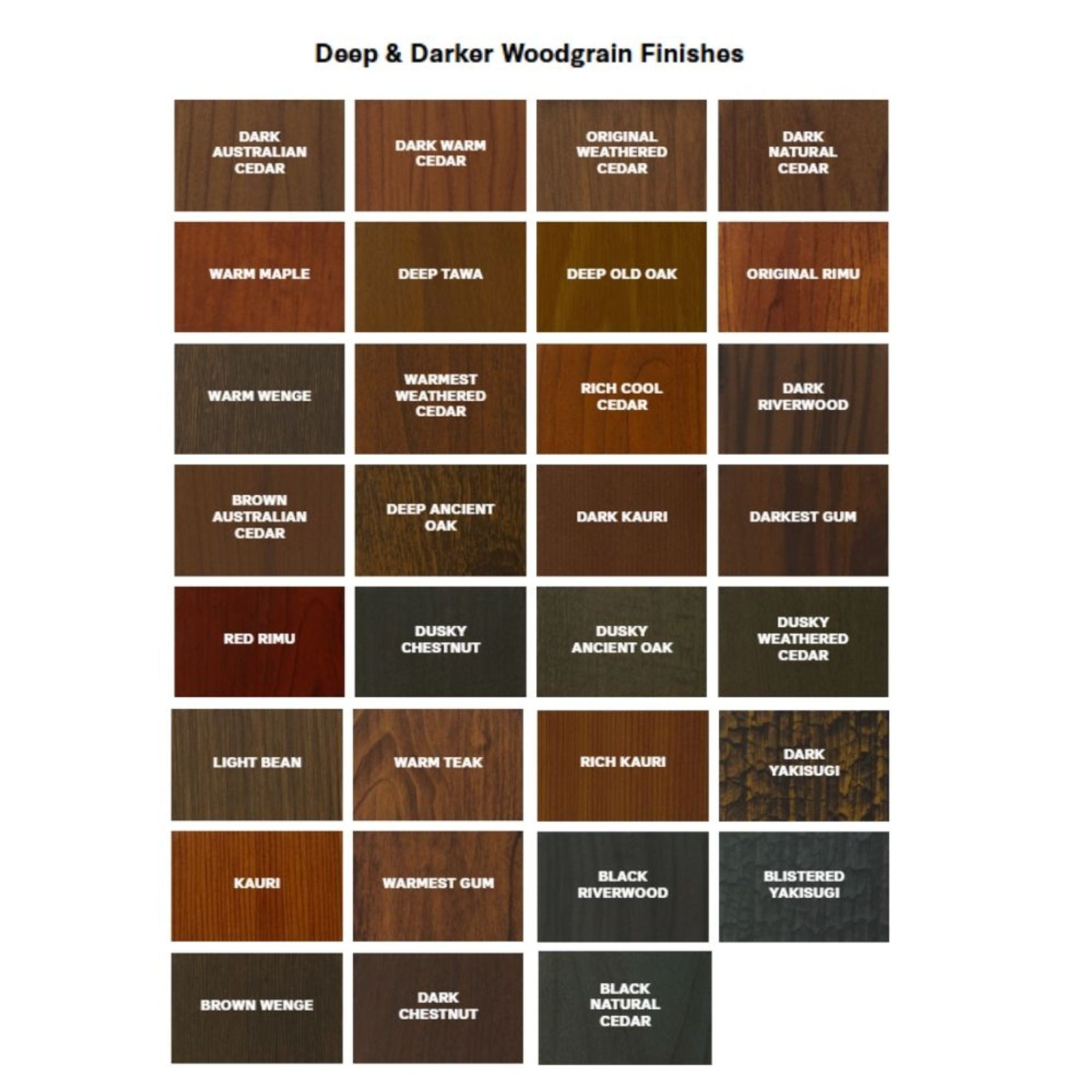 Deep & Darker-Toned Woodgrain Finishes gallery detail image