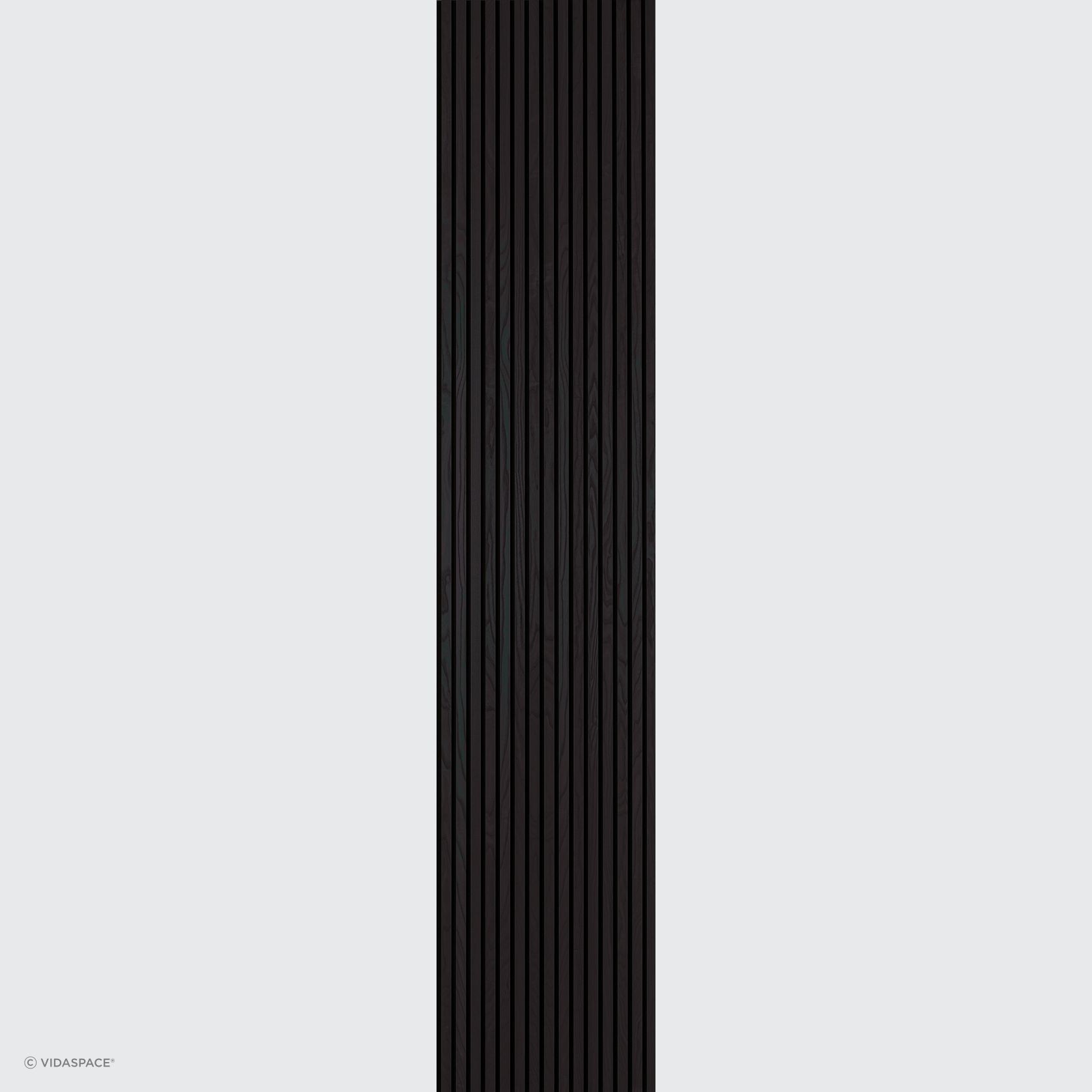 Black Ash Acoustic Timber Slat Panel gallery detail image