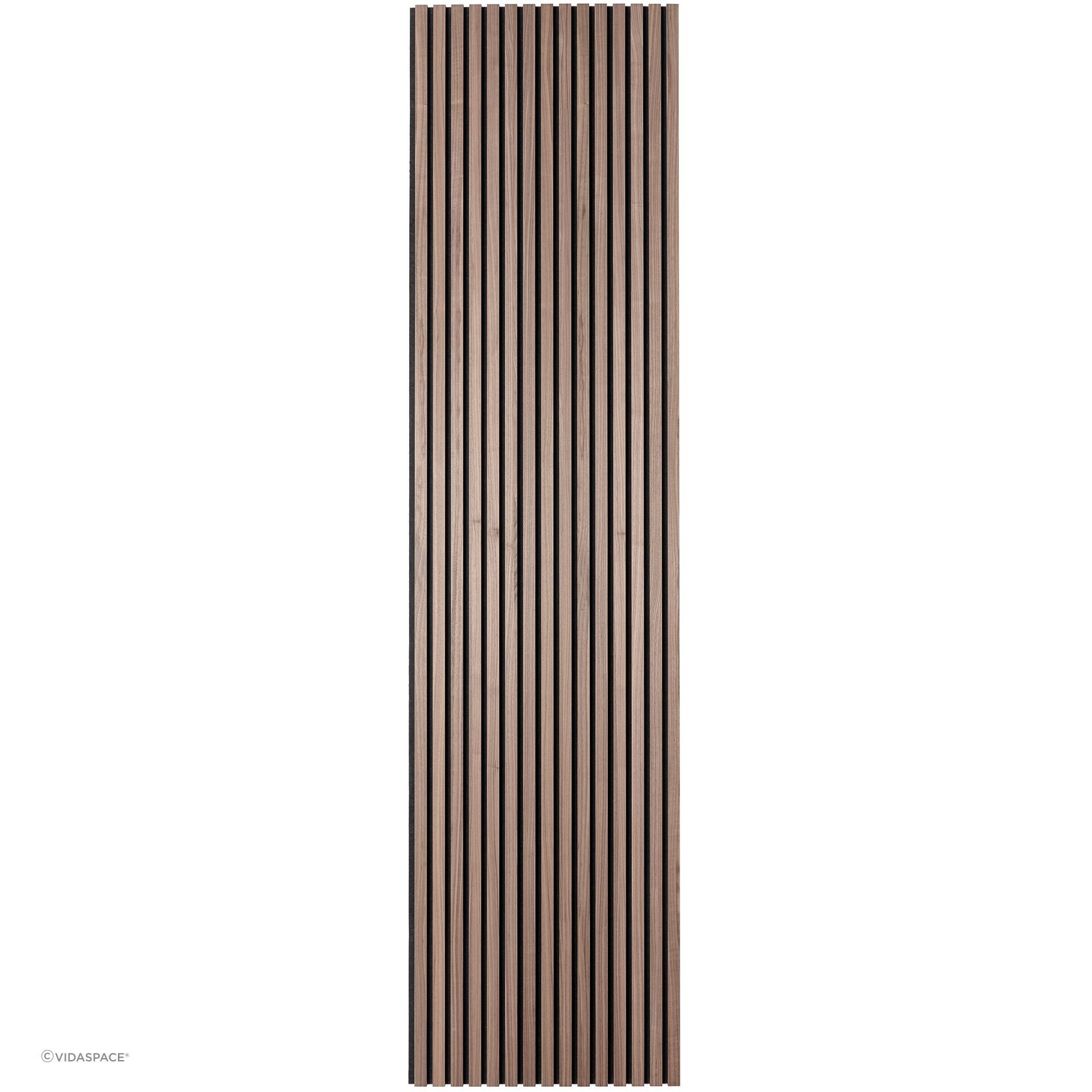 Black Walnut Acoustic Timber Slat Panel gallery detail image