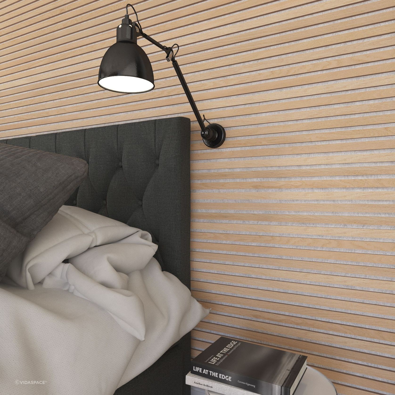 Grey Oak Acoustic Timber Slat Panel gallery detail image
