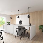 Grey Oak Acoustic Timber Slat Panel gallery detail image