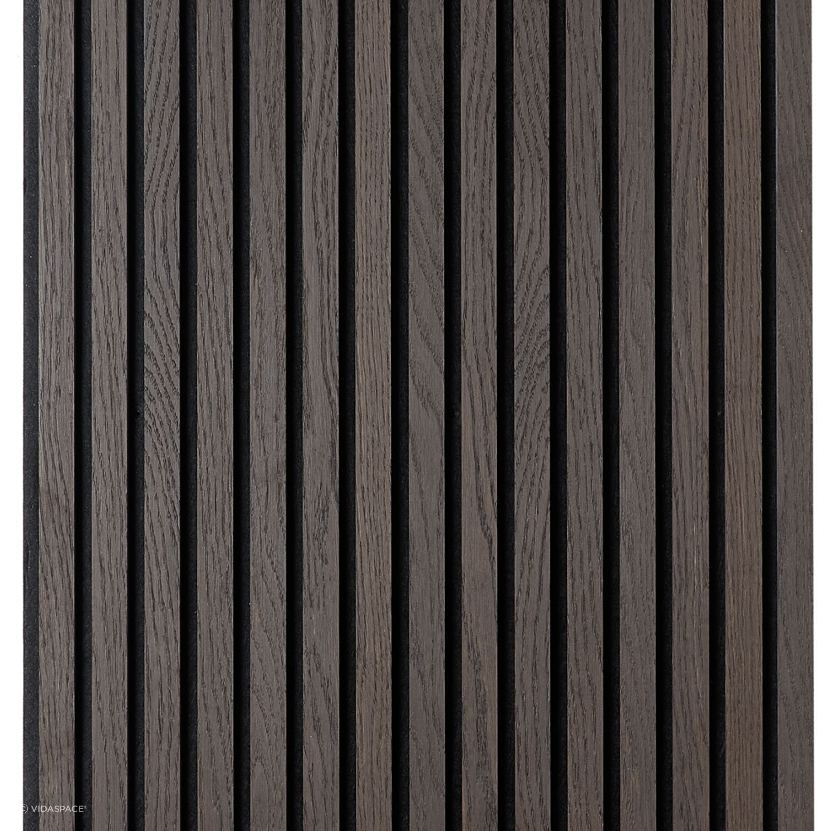 Smoked Oak Acoustic Timber Slat Panel gallery detail image