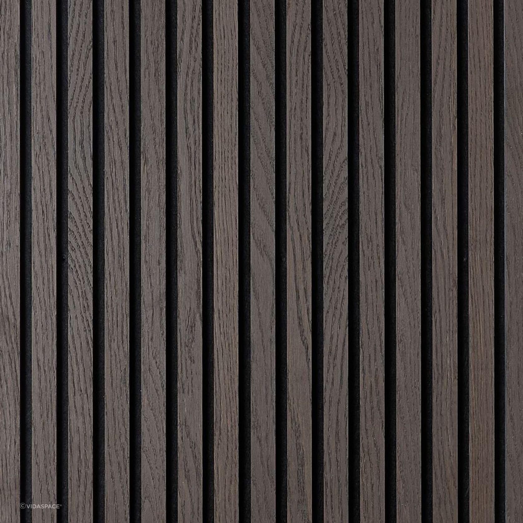Smoked Oak Timber Slat Panel gallery detail image