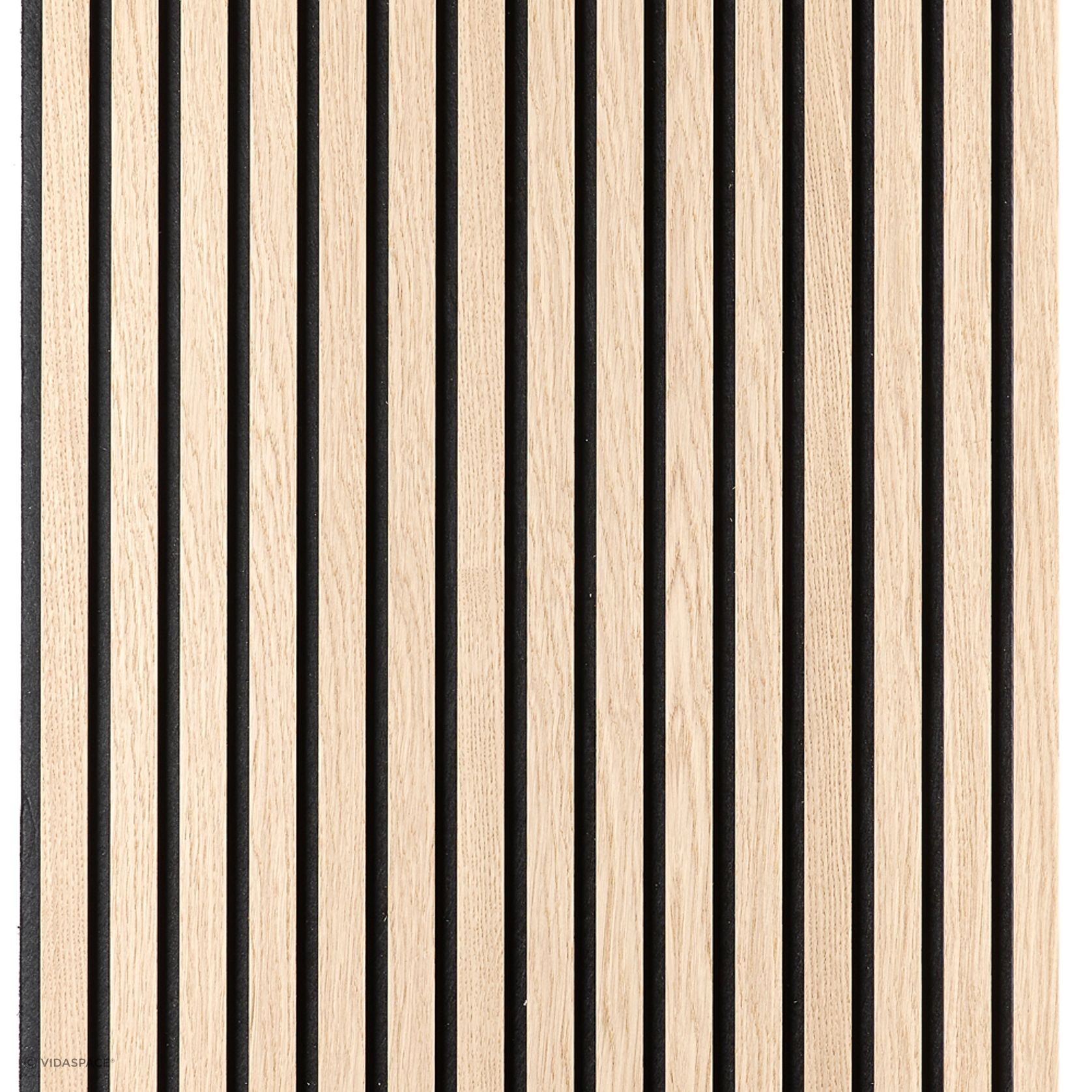 Unfinished Oak Acoustic Timber Slat Panel gallery detail image