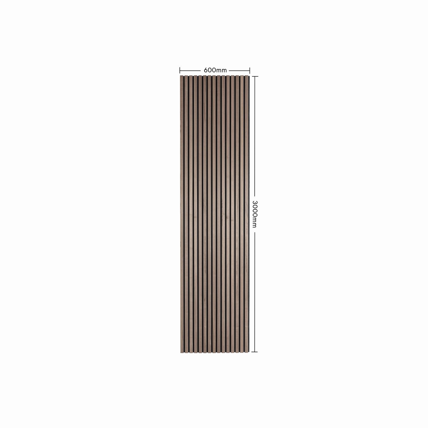 Grey Oak Timber Slat Panel gallery detail image