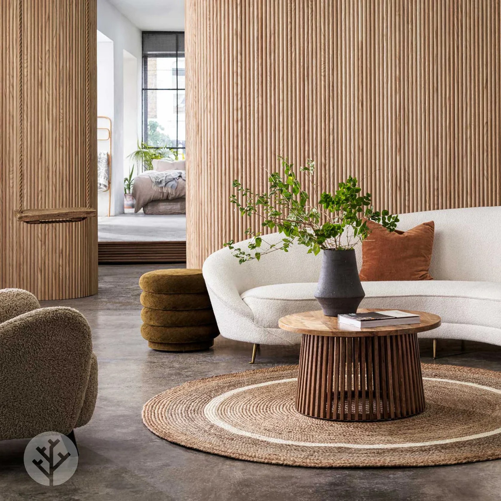 Flutto™ Oak Ridge Flexible Tambour Wood Panels gallery detail image
