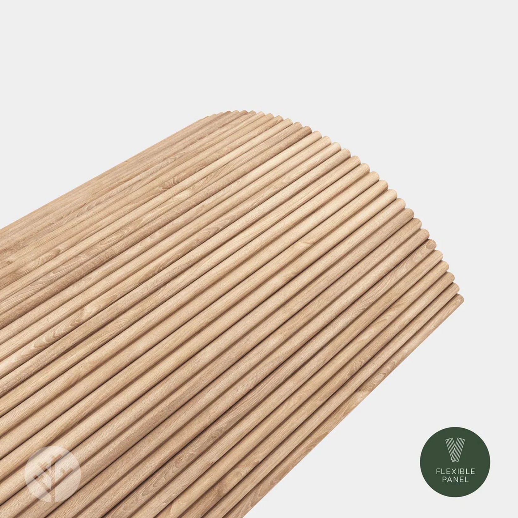 Flutto™ Oak Mini-Ridge Flexible Tambour Wood Panels gallery detail image