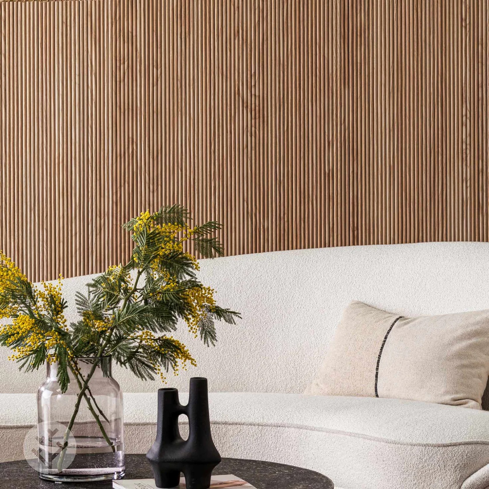 Flutto™ Oak Mini-Ridge Flexible Tambour Wood Panels gallery detail image