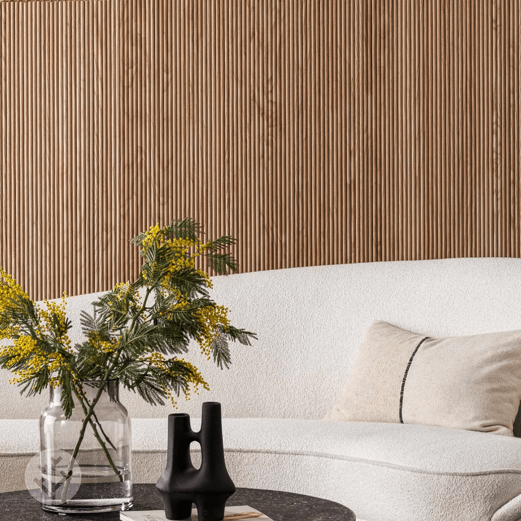 Flutto™ Oak Mini-Ridge Flexible Tambour Wood Panels gallery detail image