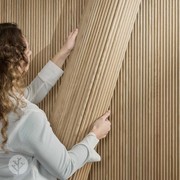 Flutto™ Oak Mini-Ridge Flexible Tambour Wood Panels gallery detail image