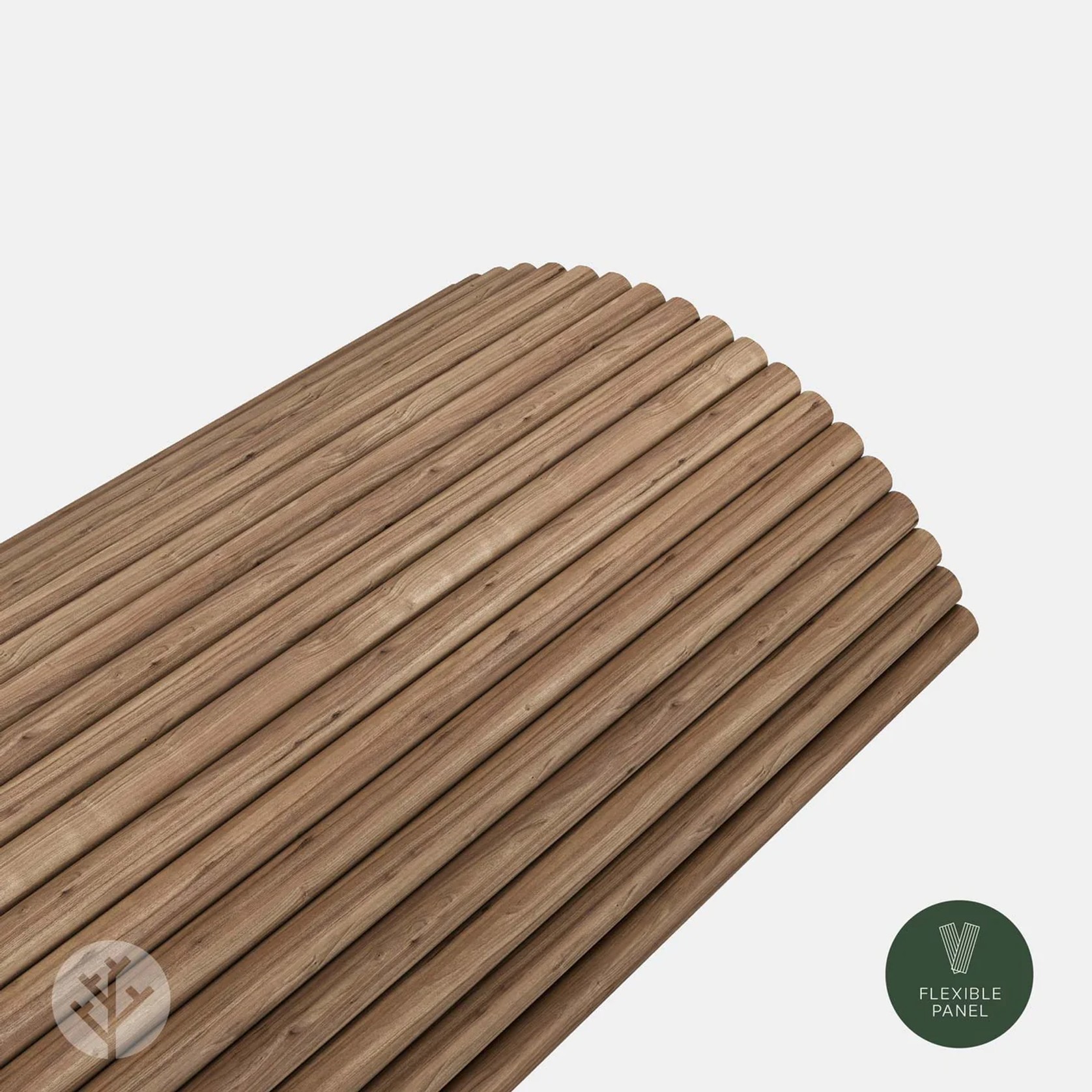 Flutto™ Walnut Ridge Flexible Tambour Wood Panels gallery detail image