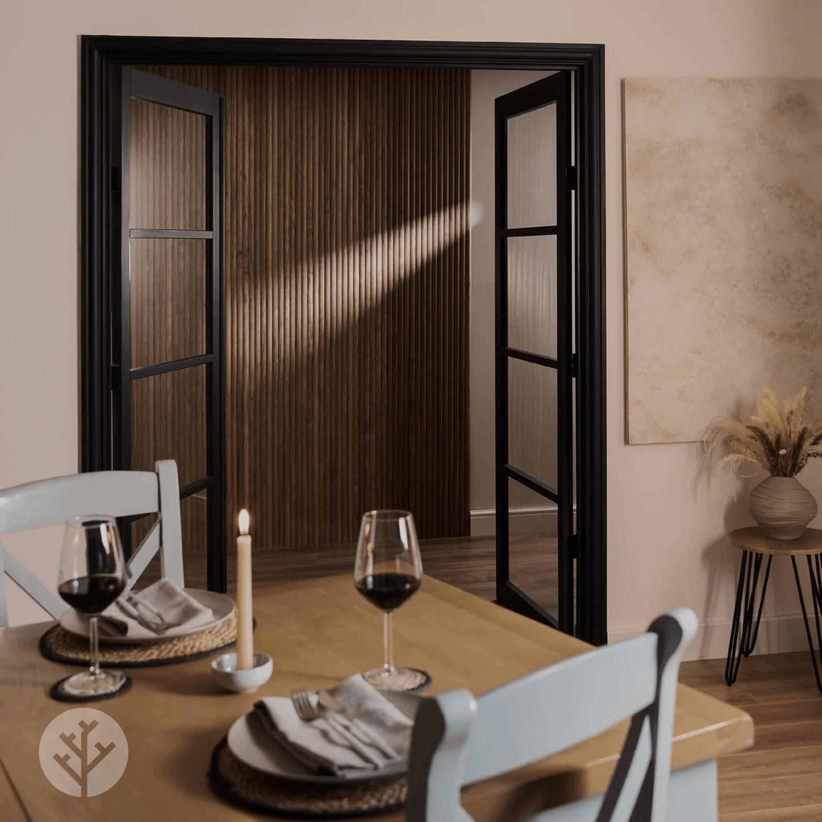 Flutto™ Walnut Ridge Flexible Tambour Wood Panels gallery detail image