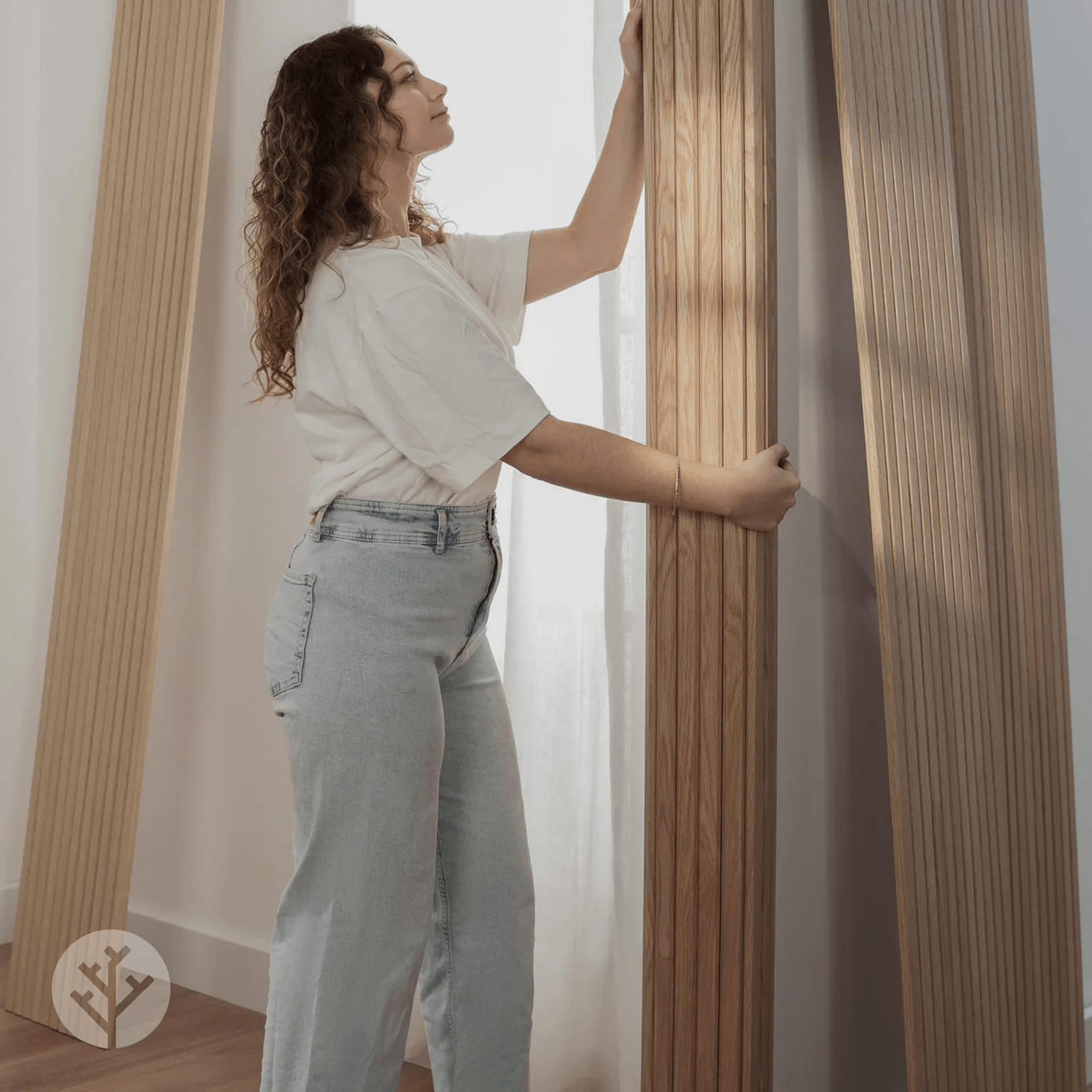 Flutto™ Oak Slat Flexible Tambour Wood Panels gallery detail image
