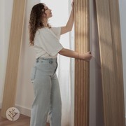 Flutto™ Oak Slat Flexible Tambour Wood Panels gallery detail image