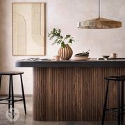 Flutto™ Walnut Slat Flexible Tambour Wood Panels gallery detail image