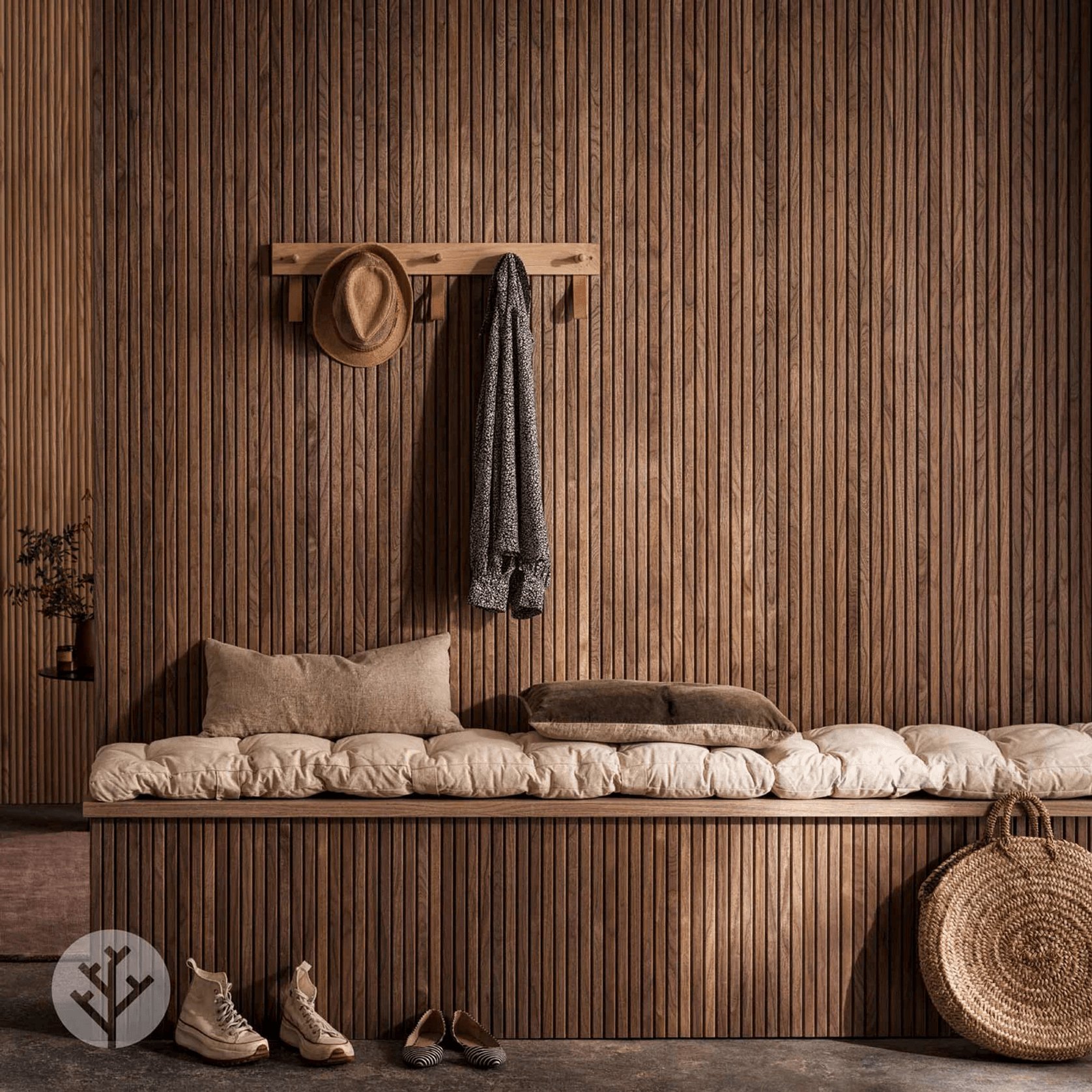 Flutto™ Walnut Slat Flexible Tambour Wood Panels gallery detail image
