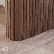 Flutto™ Walnut Slat Flexible Tambour Wood Panels gallery detail image