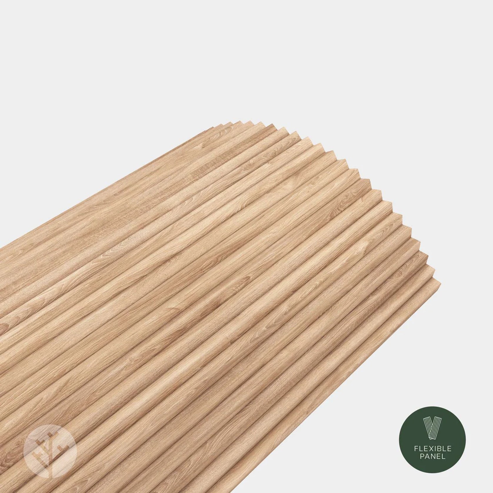 Flutto™ Oak Zigzag Flexible Tambour Wood Panels gallery detail image