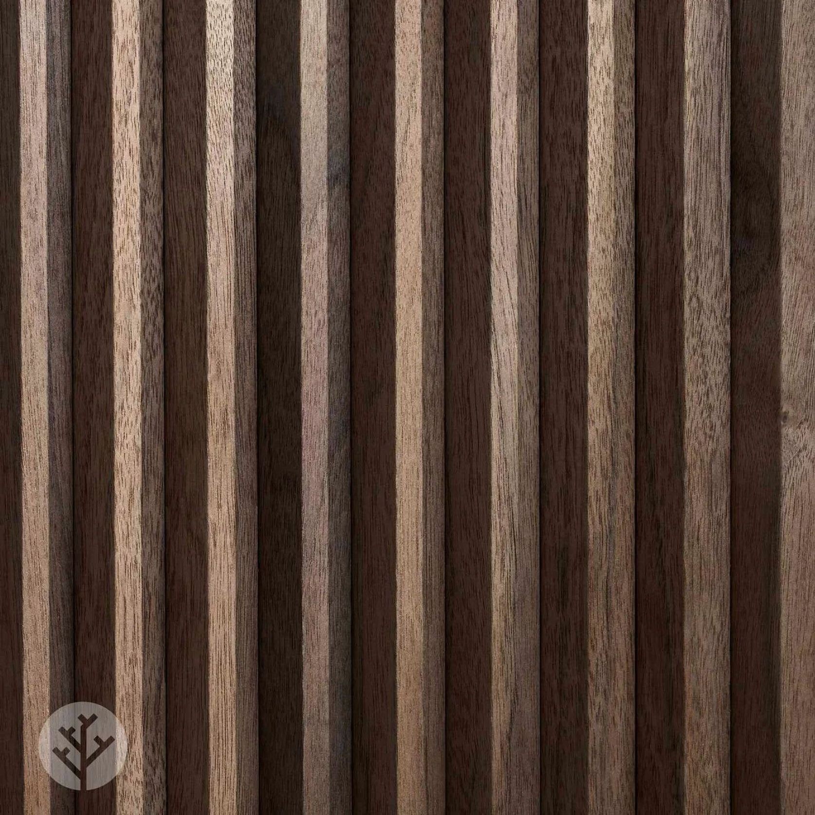 Flutto™ Walnut Zigzag Flexible Tambour Wood Panels gallery detail image